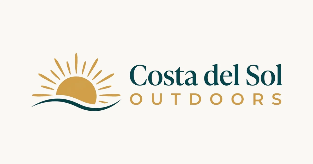 Luxury outdoor terrace with BBQ grill overlooking the Mediterranean Sea on the Costa del Sol